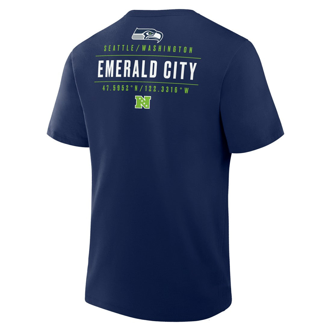 Seattle Seahawks Passing Pocket Legacy T-Shirt - College Navy for sale