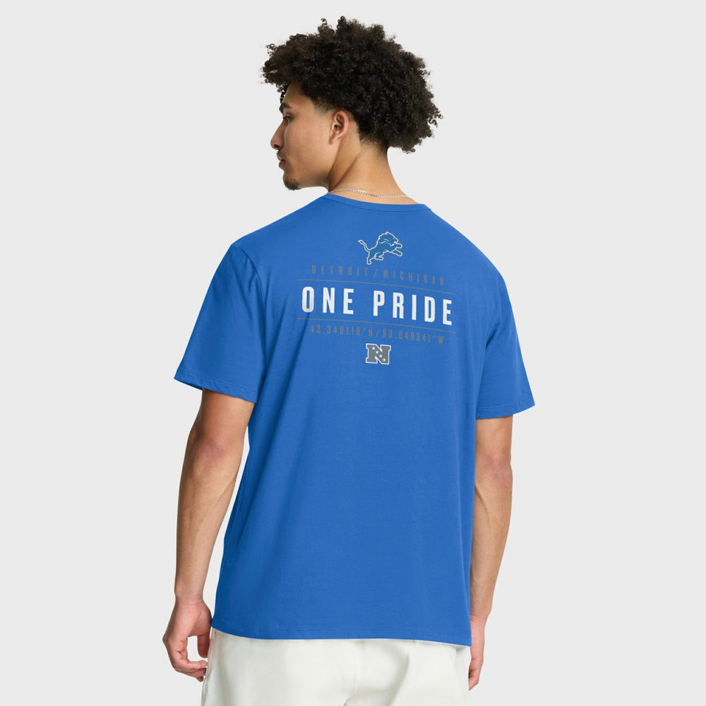 Detroit Lions Passing Pocket Legacy T-Shirt - Blue online