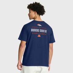 Denver Broncos Passing Pocket Legacy T-Shirt - Navy discount