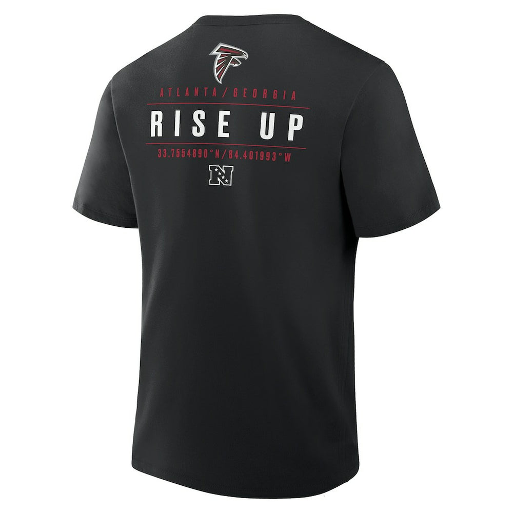 Atlanta Falcons Passing Pocket Legacy T-Shirt - Black sale