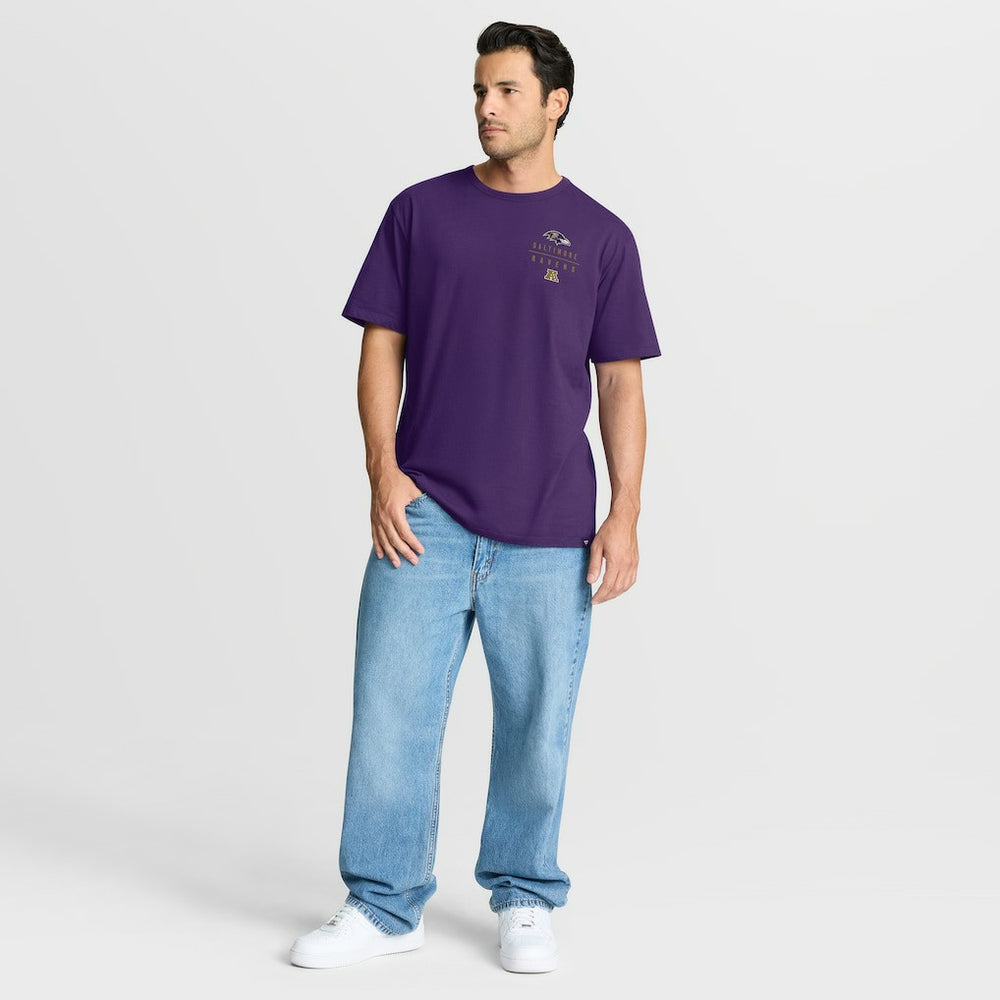 Baltimore Ravens Passing Pocket Legacy T-Shirt - Purple sale