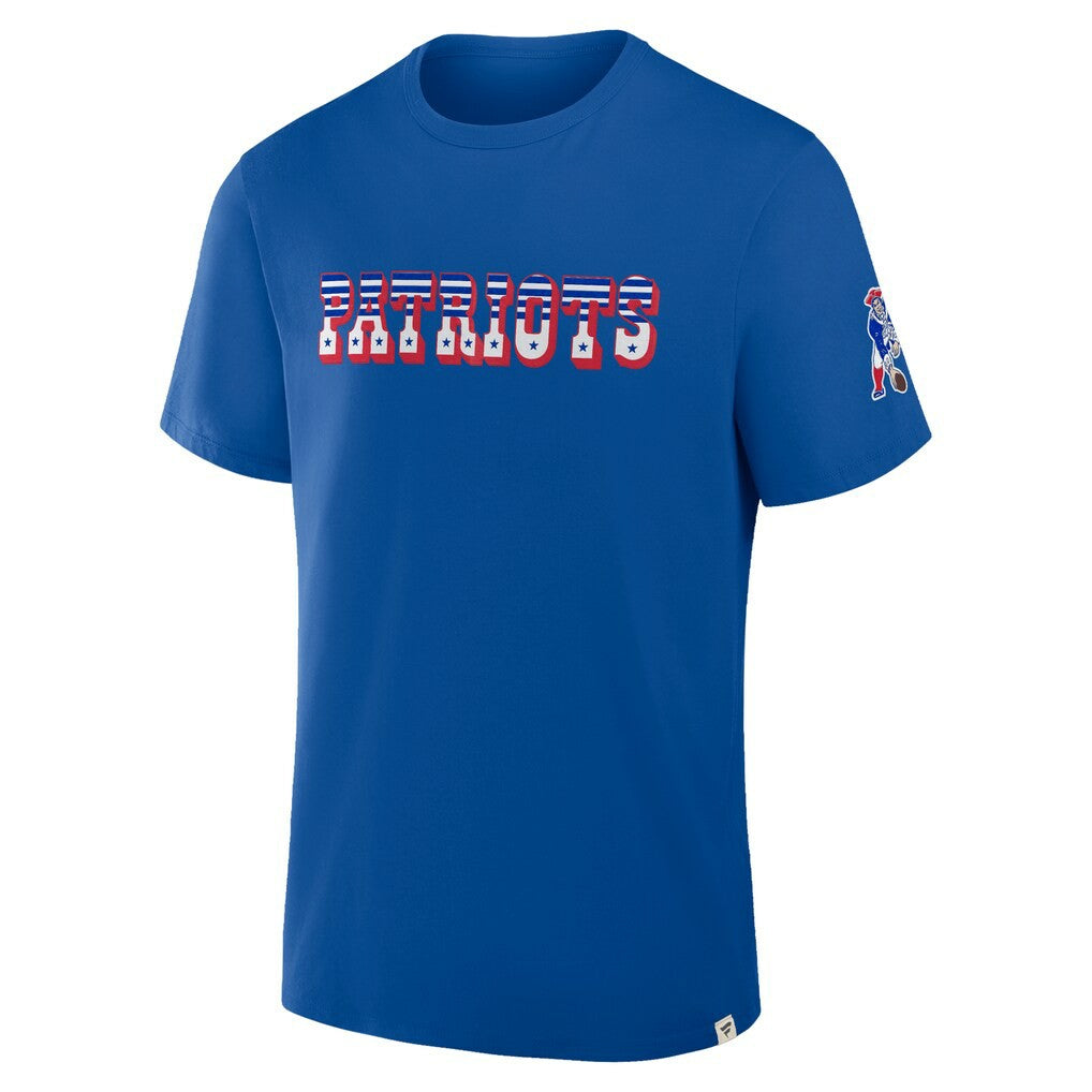 New England Patriots Elevated Classic Legacy T-Shirt - Royal cheap