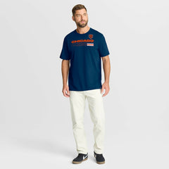 Chicago Bears Chop Block Legacy T-Shirt - Navy for sale