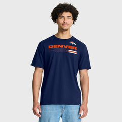 Denver Broncos Chop Block Legacy T-Shirt - Navy sale