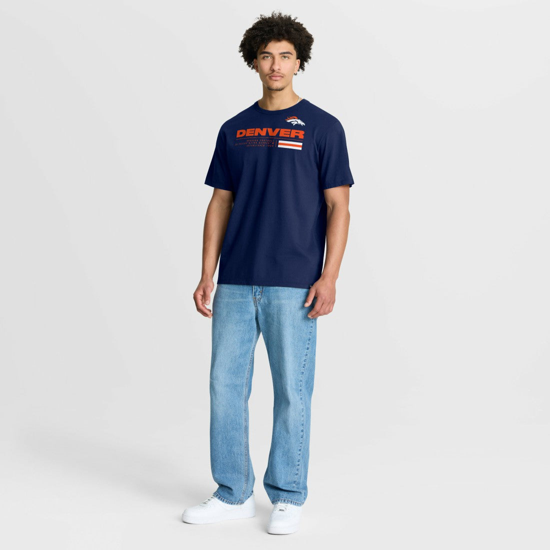 Denver Broncos Chop Block Legacy T-Shirt - Navy sale