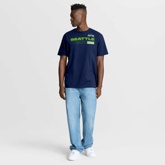 Seattle Seahawks Chop Block Legacy T-Shirt - College Navy online
