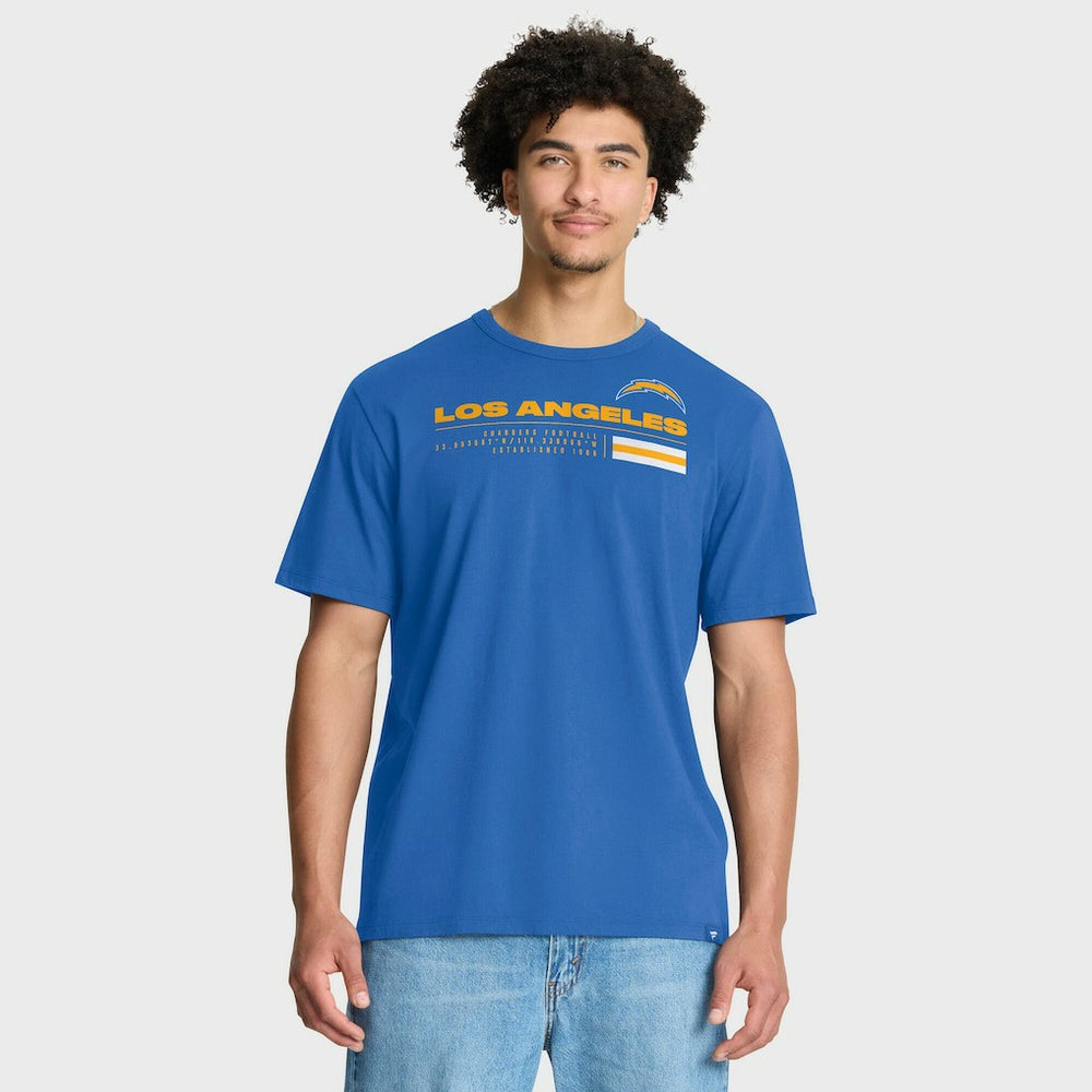 Los Angeles Chargers Chop Block Legacy T-Shirt - Powder Blue online