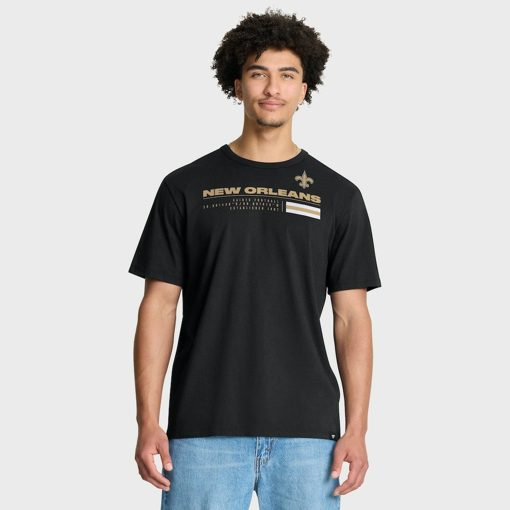 New Orleans Saints Chop Block Legacy T-Shirt - Black cheap