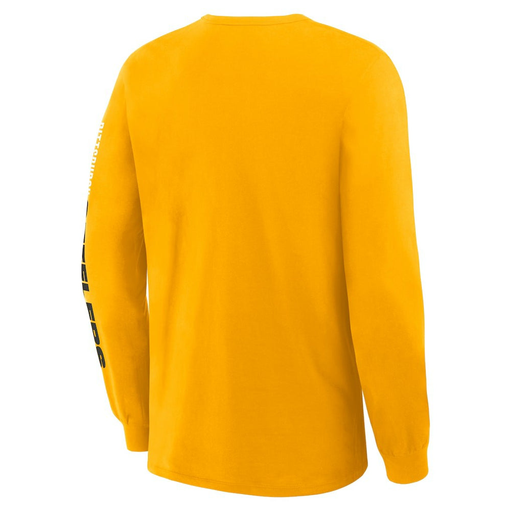 Pittsburgh Steelers Clock Management Legacy Long Sleeve T-Shirt - Gold cheap