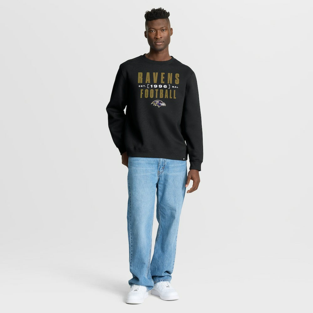 Baltimore Ravens Powerful Throw Legacy Pullover Sweatshirt - Black discount