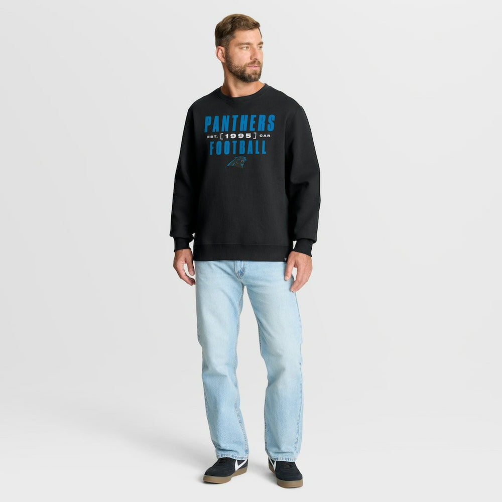 Carolina Panthers Powerful Throw Legacy Pullover Sweatshirt - Black discount