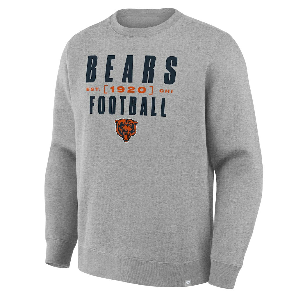 Chicago Bears Powerful Throw Legacy Pullover Sweatshirt - Heather Gray on sale