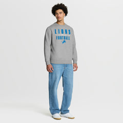 Detroit Lions Powerful Throw Legacy Pullover Sweatshirt - Heather Gray on sale