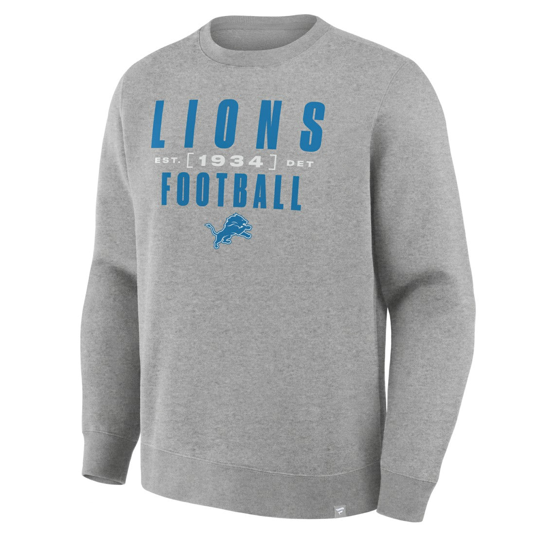 Detroit Lions Powerful Throw Legacy Pullover Sweatshirt - Heather Gray on sale