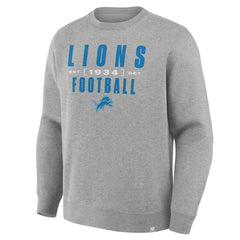 Detroit Lions Powerful Throw Legacy Pullover Sweatshirt - Heather Gray on sale
