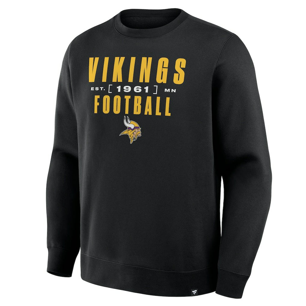 Minnesota Vikings Powerful Throw Legacy Pullover Sweatshirt - Black cheap