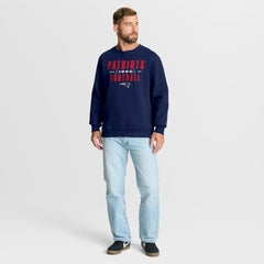 New England Patriots Powerful Throw Legacy Pullover Sweatshirt - Navy online