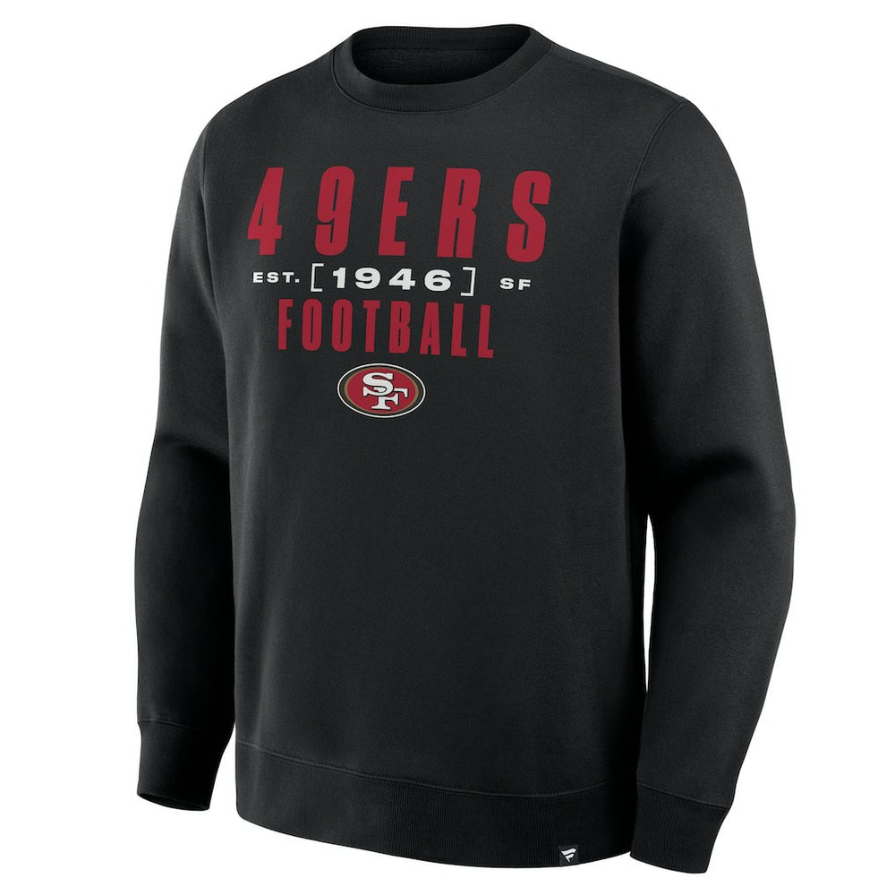 San Francisco 49ers Powerful Throw Legacy Pullover Sweatshirt - Black for sale