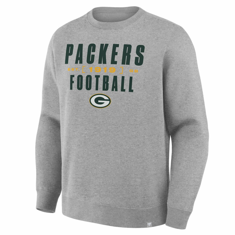 Green Bay Packers Powerful Throw Legacy Pullover Sweatshirt - Heather Gray outlet