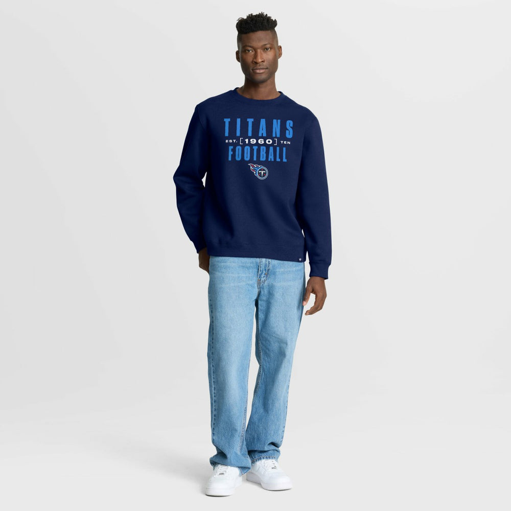 Tennessee Titans Powerful Throw Legacy Pullover Sweatshirt - Navy online