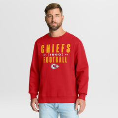 Kansas City Chiefs Powerful Throw Legacy Pullover Sweatshirt - Red on sale
