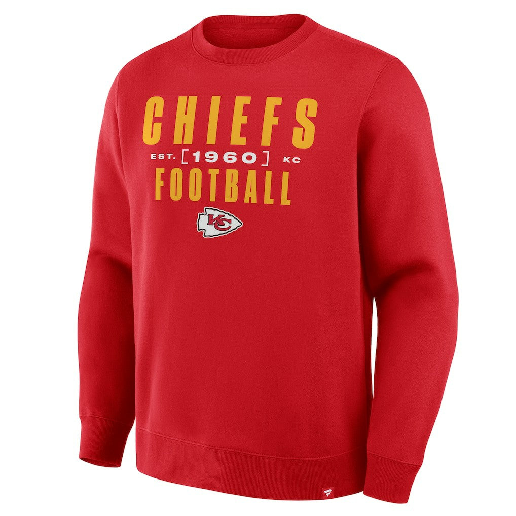 Kansas City Chiefs Powerful Throw Legacy Pullover Sweatshirt - Red on sale