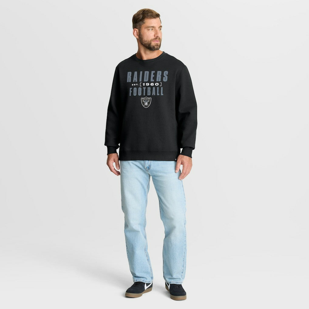 Las Vegas Raiders Powerful Throw Legacy Pullover Sweatshirt - Black sale