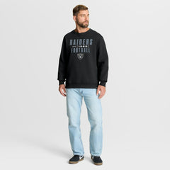 Las Vegas Raiders Powerful Throw Legacy Pullover Sweatshirt - Black sale