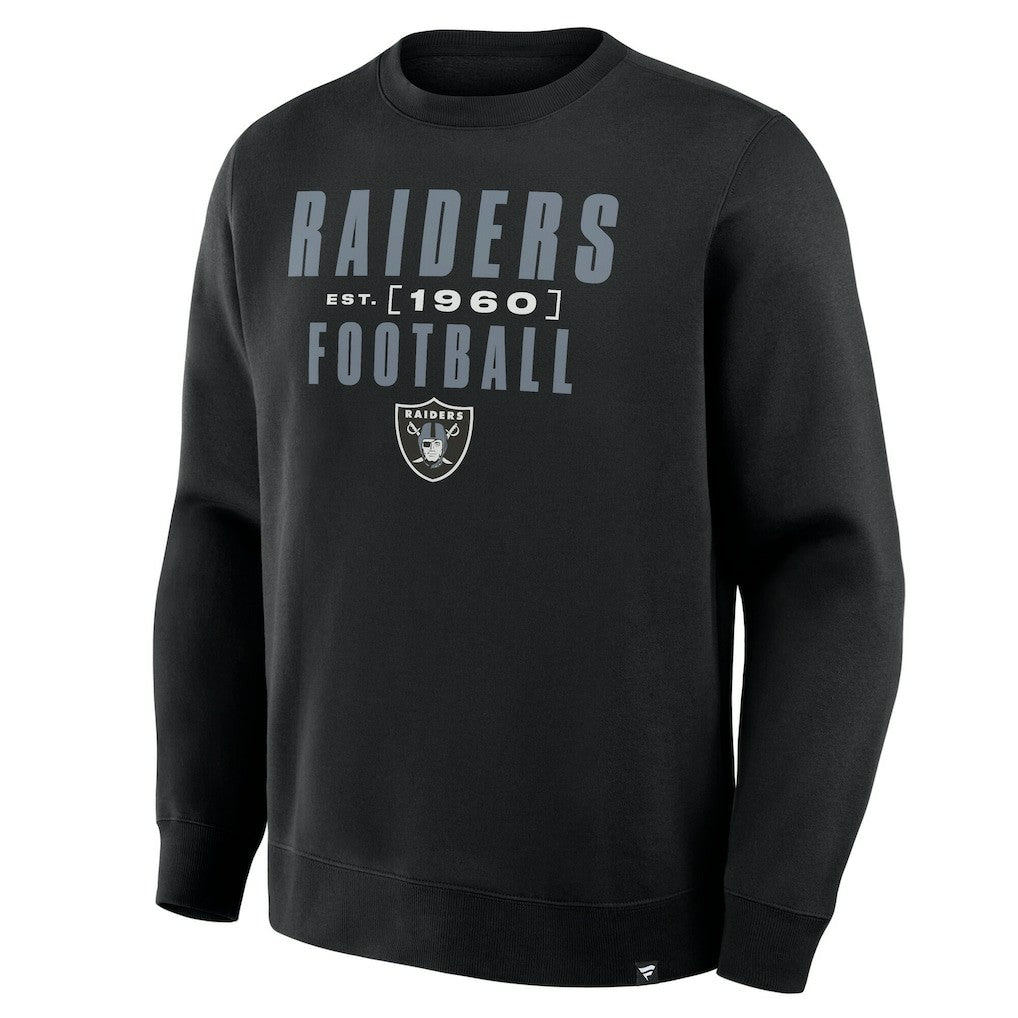 Las Vegas Raiders Powerful Throw Legacy Pullover Sweatshirt - Black sale