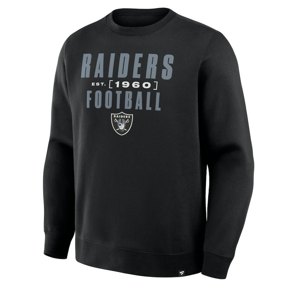 Las Vegas Raiders Powerful Throw Legacy Pullover Sweatshirt - Black sale