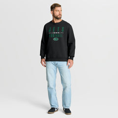 New York Jets Powerful Throw Legacy Pullover Sweatshirt - Black outlet
