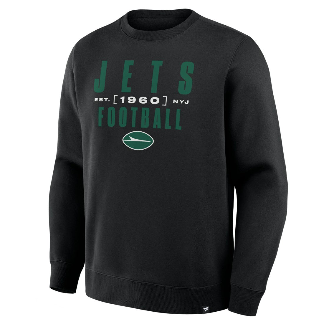 New York Jets Powerful Throw Legacy Pullover Sweatshirt - Black outlet