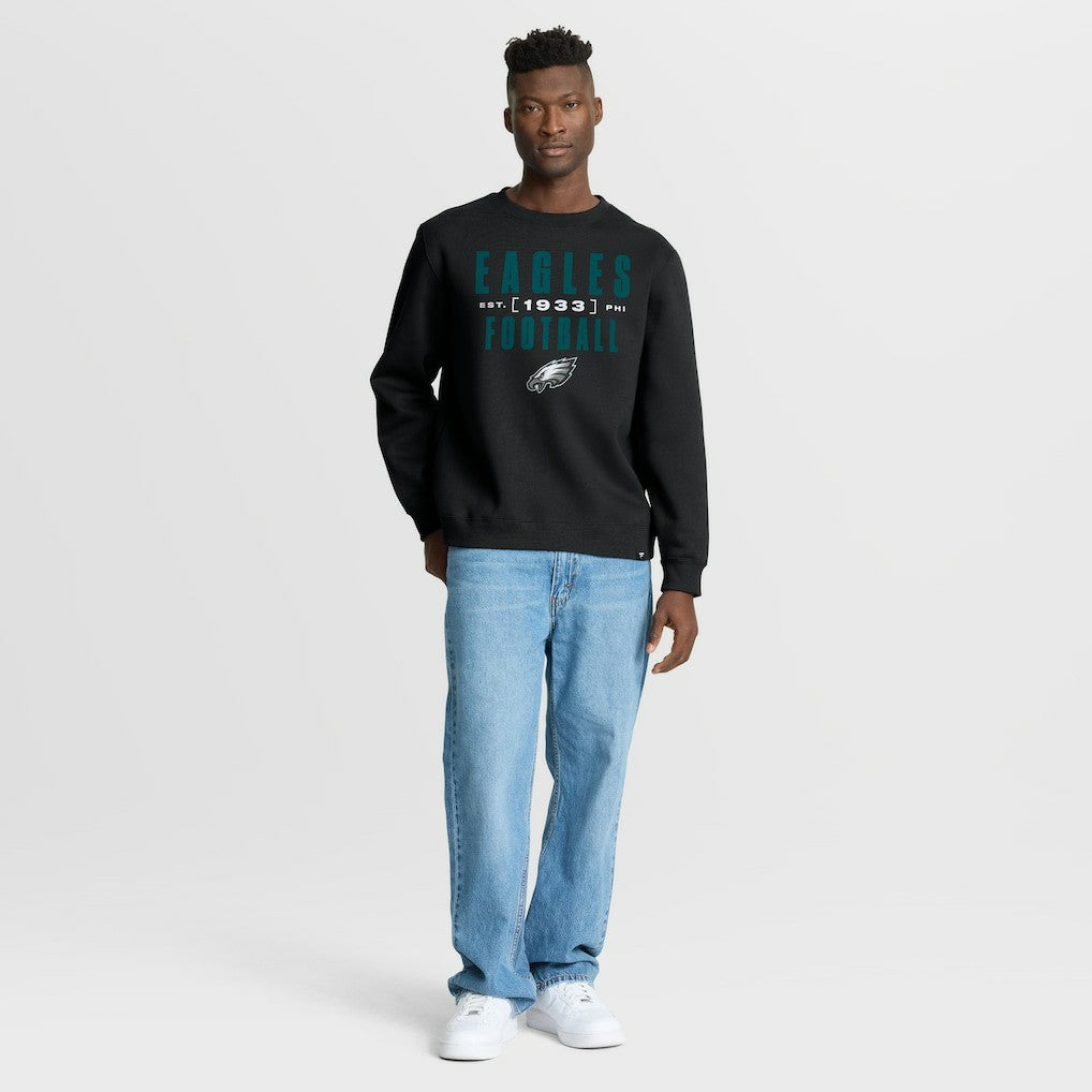 Philadelphia Eagles Powerful Throw Legacy Pullover Sweatshirt - Black discount