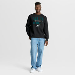 Philadelphia Eagles Powerful Throw Legacy Pullover Sweatshirt - Black discount