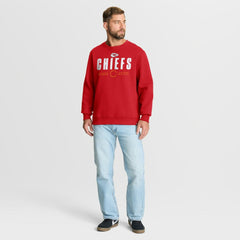Kansas City Chiefs Direct Handoff Legacy Pullover Sweatshirt - Red on sale