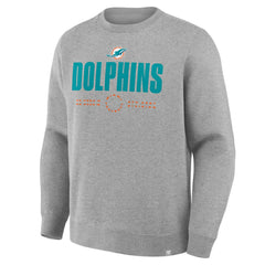 Miami Dolphins Direct Handoff Legacy Pullover Sweatshirt - Heather Gray for sale