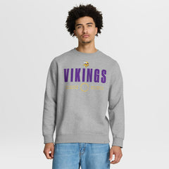 Minnesota Vikings Direct Handoff Legacy Pullover Sweatshirt - Heather Gray discount