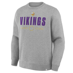 Minnesota Vikings Direct Handoff Legacy Pullover Sweatshirt - Heather Gray discount