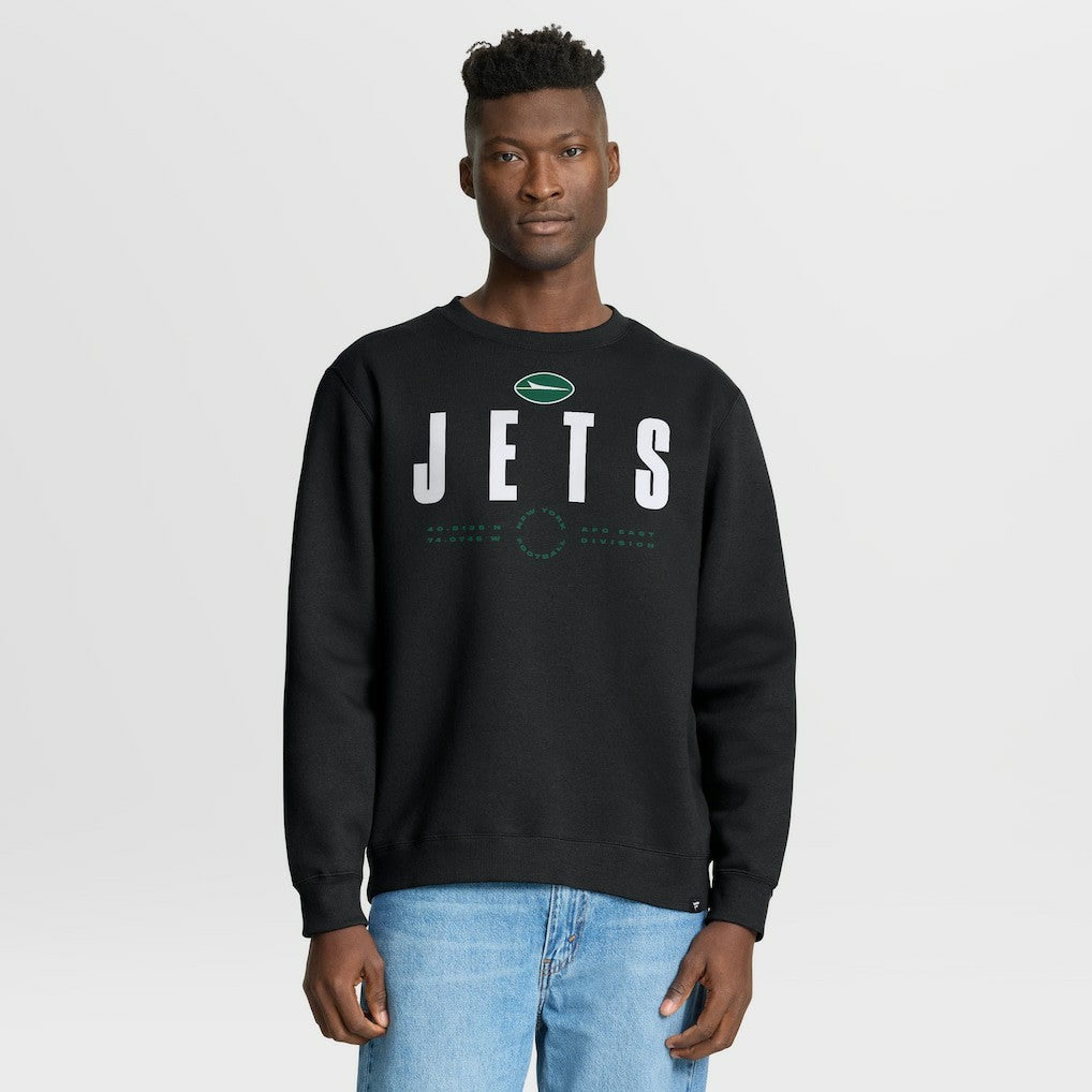 New York Jets Direct Handoff Legacy Pullover Sweatshirt - Black on sale
