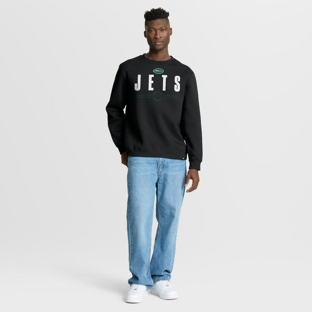 New York Jets Direct Handoff Legacy Pullover Sweatshirt - Black on sale