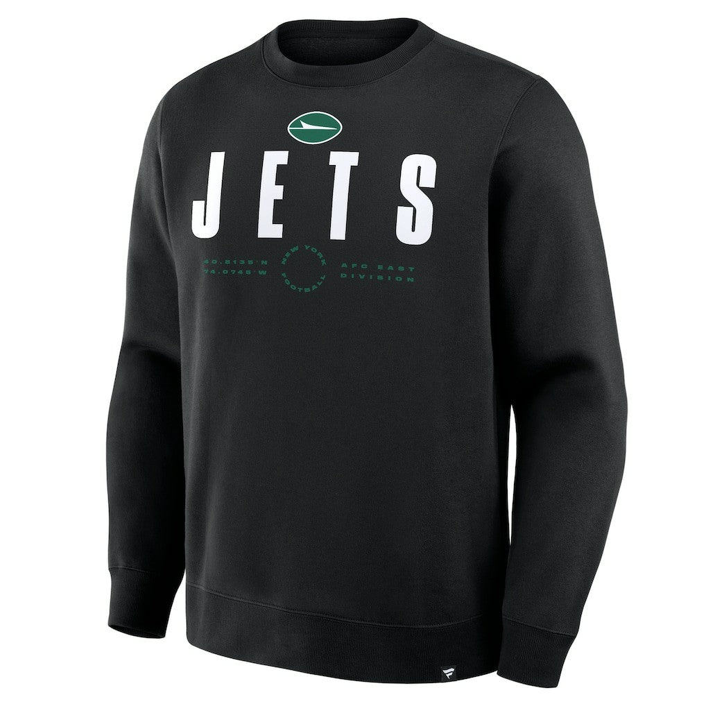 New York Jets Direct Handoff Legacy Pullover Sweatshirt - Black on sale