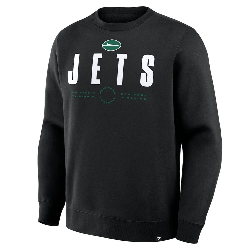 New York Jets Direct Handoff Legacy Pullover Sweatshirt - Black on sale