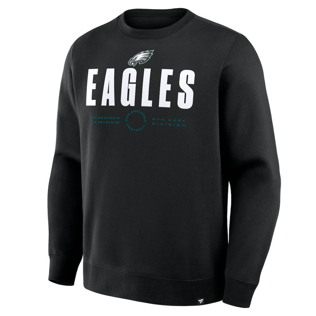 Philadelphia Eagles Direct Handoff Legacy Pullover Sweatshirt - Black on sale