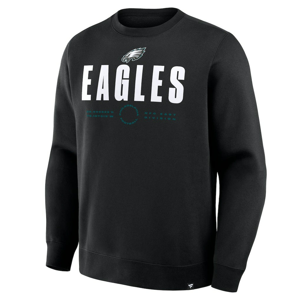 Philadelphia Eagles Direct Handoff Legacy Pullover Sweatshirt - Black on sale