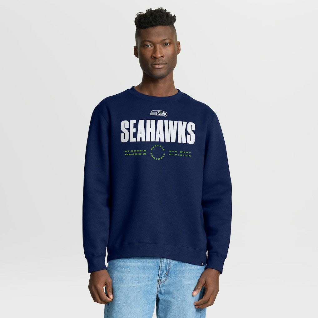 Seattle Seahawks Direct Handoff Legacy Pullover Sweatshirt - College Navy cheap