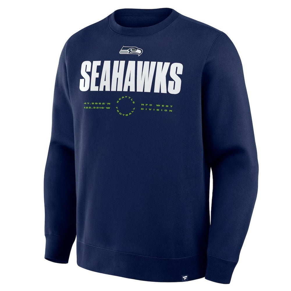 Seattle Seahawks Direct Handoff Legacy Pullover Sweatshirt - College Navy cheap