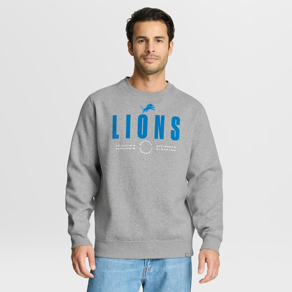 Detroit Lions Direct Handoff Legacy Pullover Sweatshirt - Heather Gray outlet