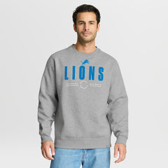 Detroit Lions Direct Handoff Legacy Pullover Sweatshirt - Heather Gray outlet