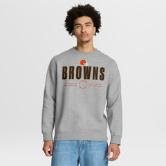Cleveland Browns Direct Handoff Legacy Pullover Sweatshirt - Heather Gray on sale