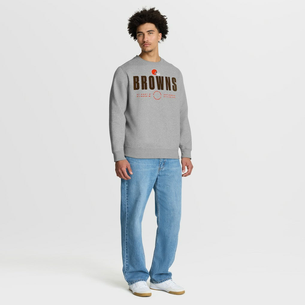 Cleveland Browns Direct Handoff Legacy Pullover Sweatshirt - Heather Gray on sale